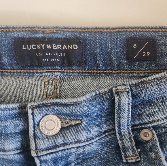 Lucky Brand Womens Ava Medium Wash Midrise Crop Jeans-Size 8/29 - Picture 11 of 15